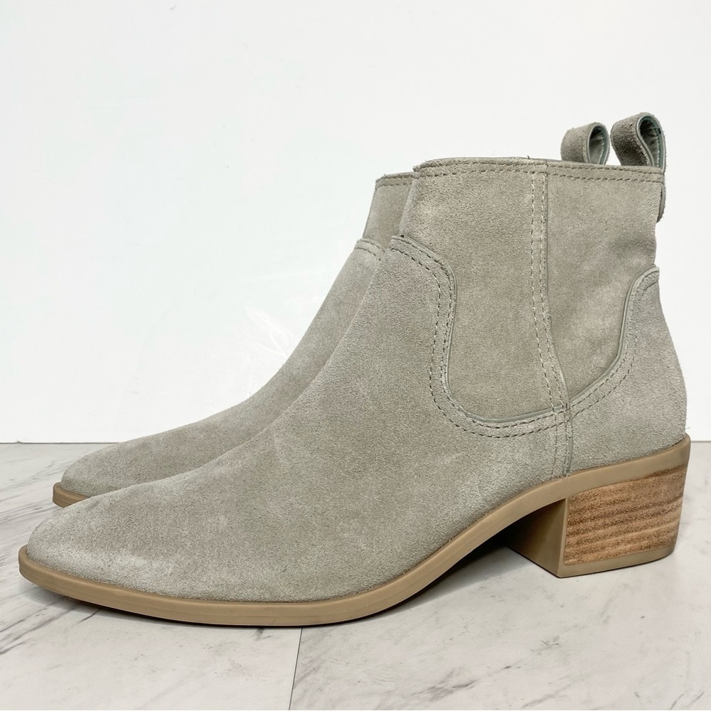 Dolce Vita Able Gray Suede Bootie 7